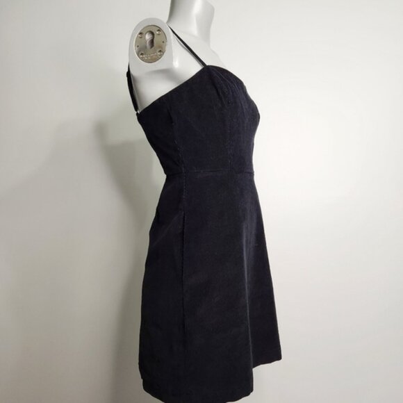 Aritzia X Wilfred Isabella Black Corduroy Mini Dress Size 4 - Picture 10 of 16